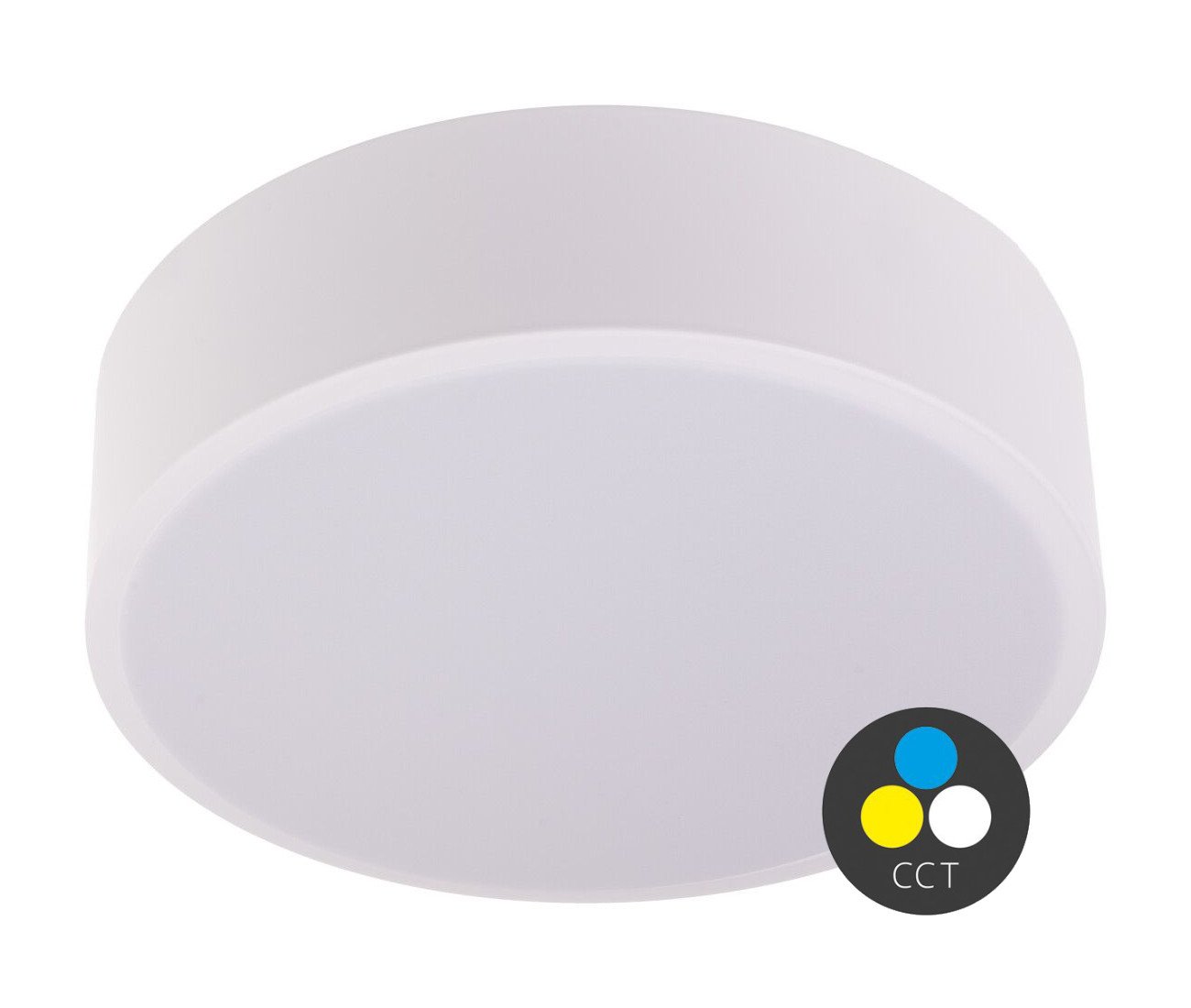 T-LED Bílé LED stropní svítidlo kulaté 300mm 24W CCT 105441