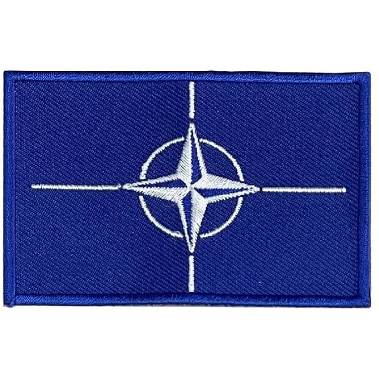 Nášivka textilní znak NATO 5x8 cm