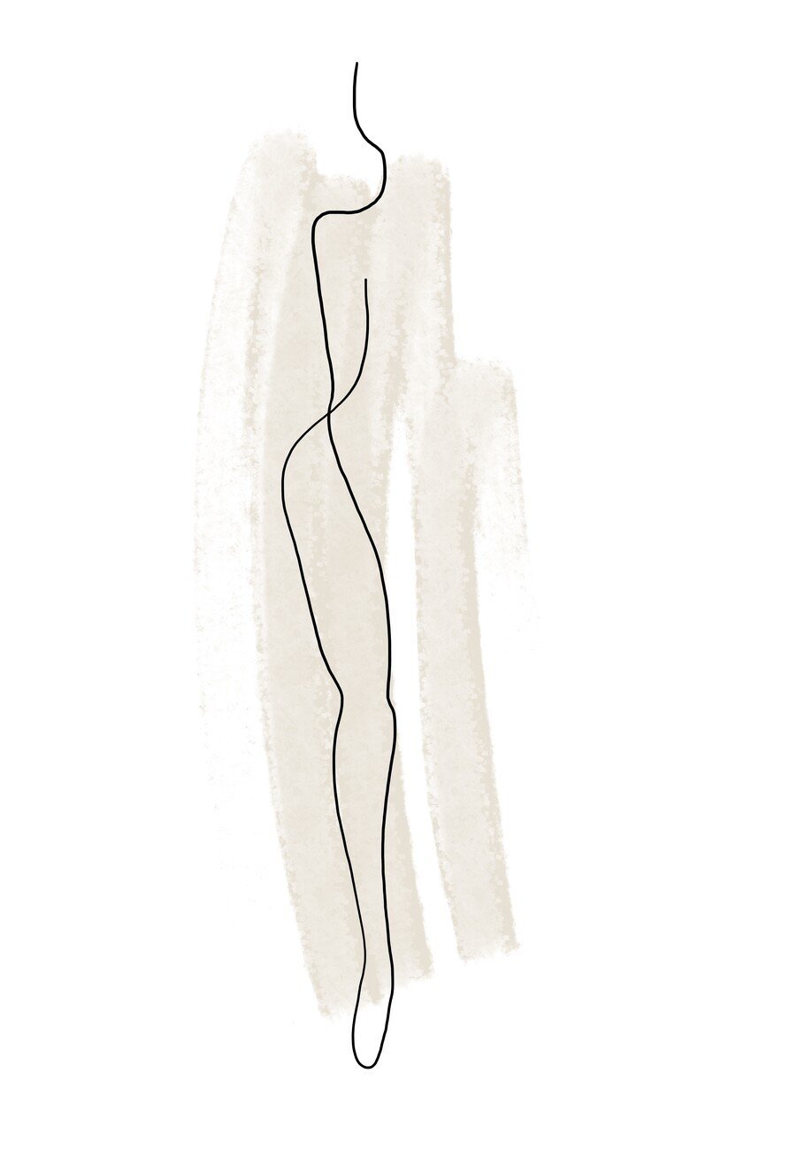 Veronika Boulová Ilustrace Body shape, Veronika Boulová, (26.7 x 40 cm)