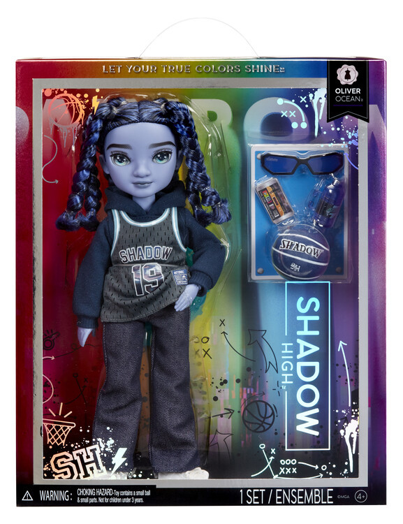MGA Entertainment Hračka Shadow High Color Shine panenka - Oliver Ocean (modrá)