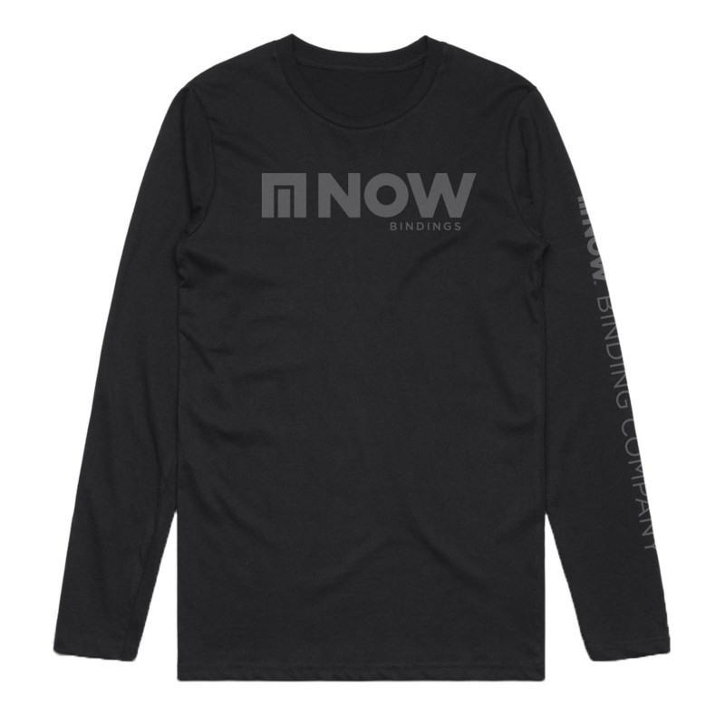 mikina NOW - Now Longsleeve Corp Black (BLACK) velikost: M