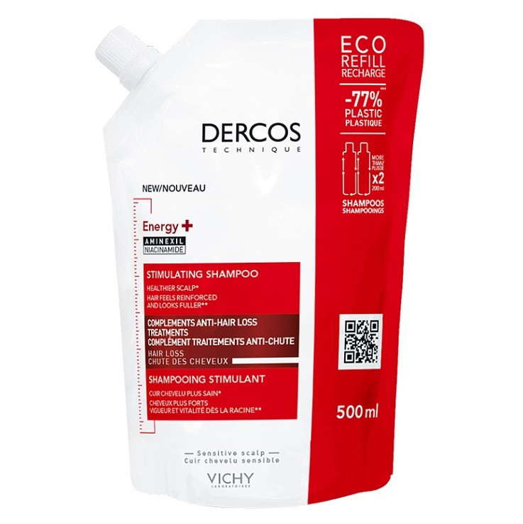 Vichy Dercos Energy+ šampon Náplň 500ml