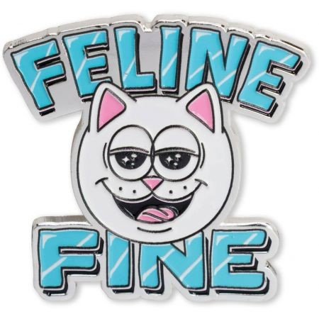 Odznáček Ripndip Feline Fine - Modrá - Univerzální