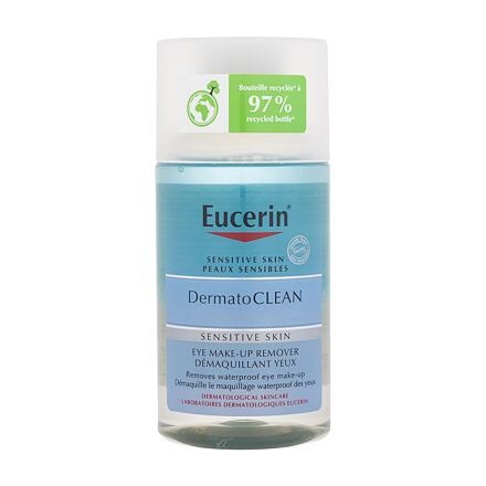 Eucerin DermatoClean Eye Make-Up Remover odličovač voděodolného očního make-upu 125 ml