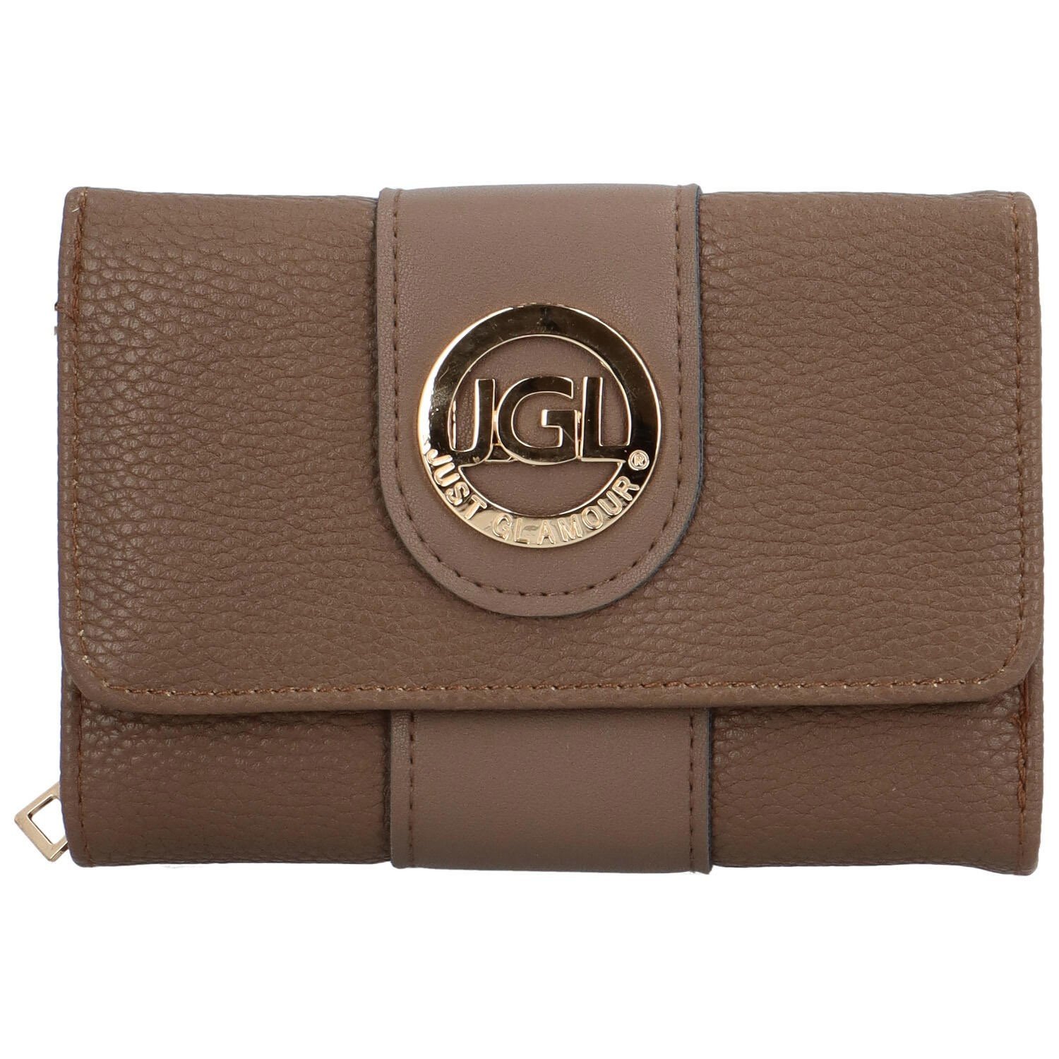 Trendy dámská koženková peněženka Lissia,  nugátově hnědá