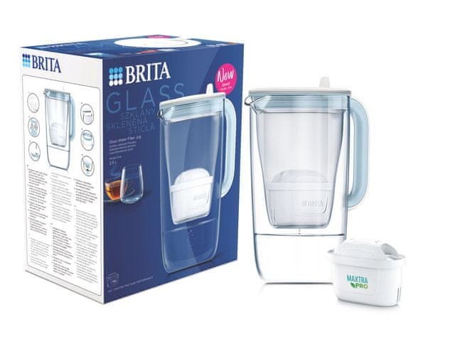 Brita Skleněná konvice 2,5l sv. modrá NEW 2024