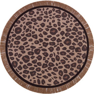 Tapis Petit Dětský koberec leopardí růžový Ø 120 cm
