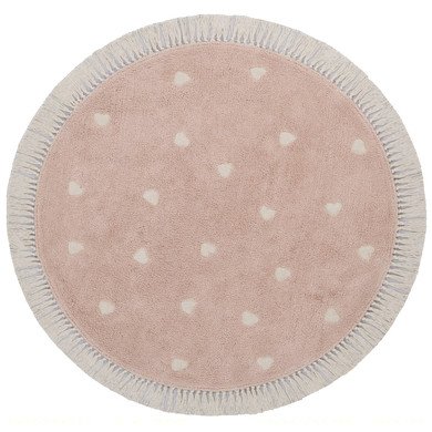 Tapis Petit Dětský koberec Fleur růžový Ø 120 cm