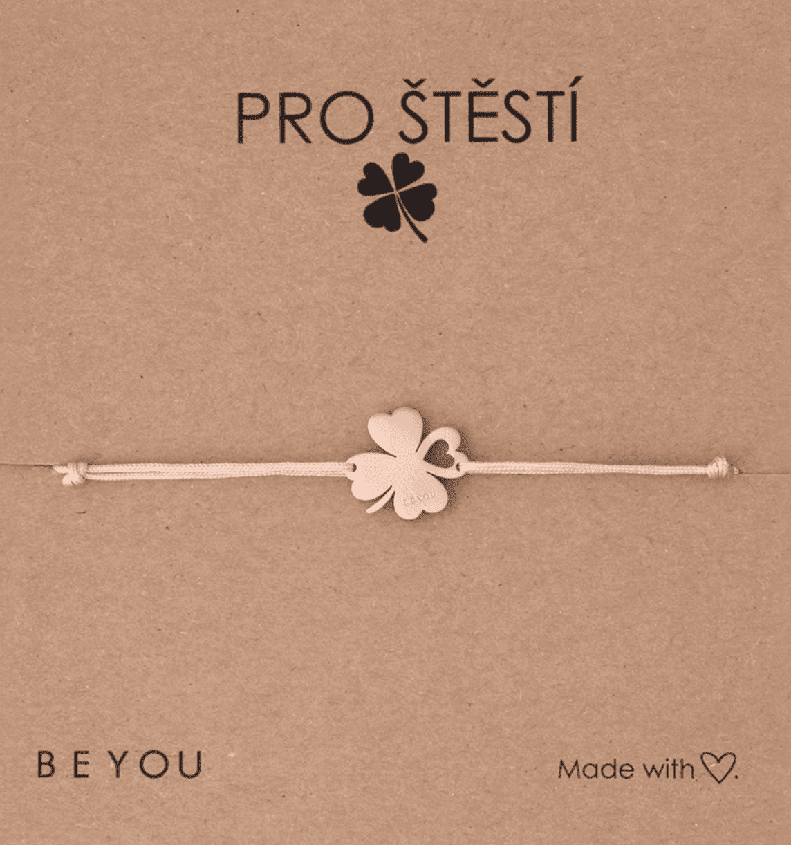 Náramek se čtyřlístkem