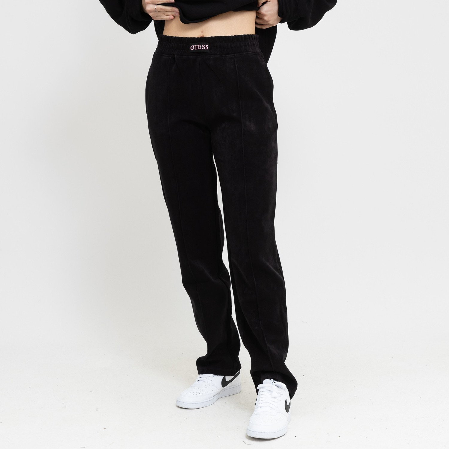 Guess aleta straight-leg pants xs