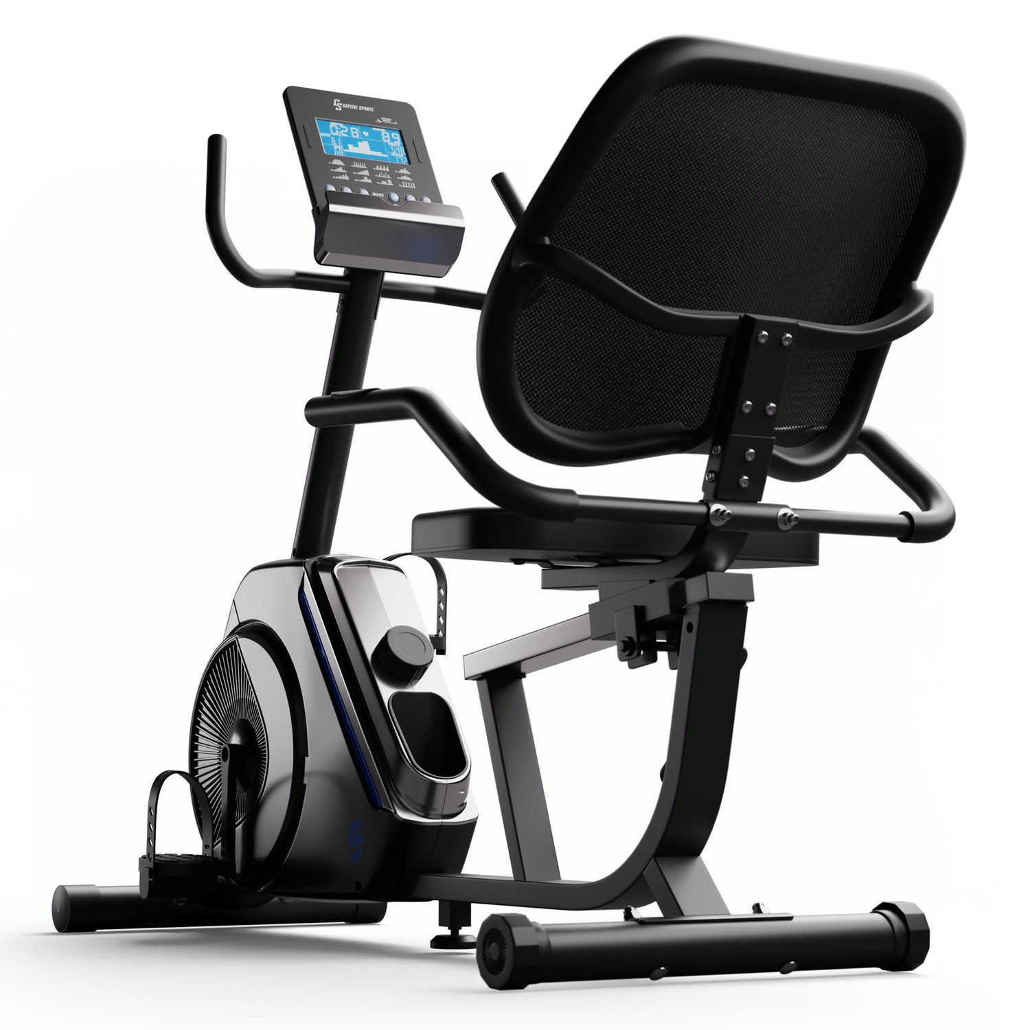 Capital Sports Helios Cardio Bike, domácí trenažér, Bluetooth, aplikace, 32 úrovní magnetického odporu