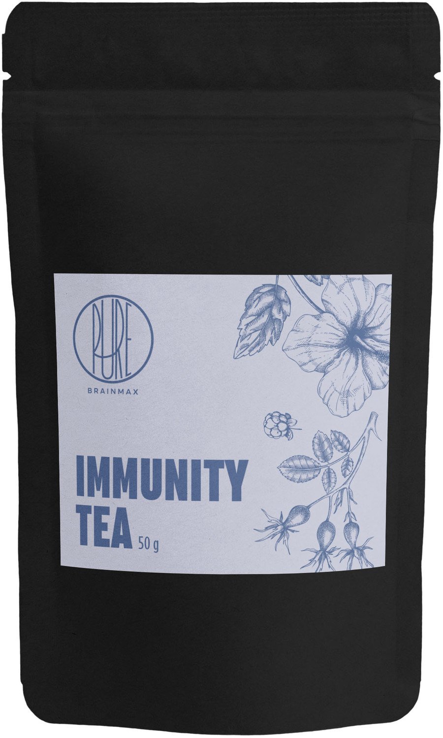 BrainMax Pure Immunity Tea, čaj pro silnou imunitu, 50 g Objem: 50 g
