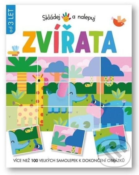 Zvířata - Skládej a nalepuj