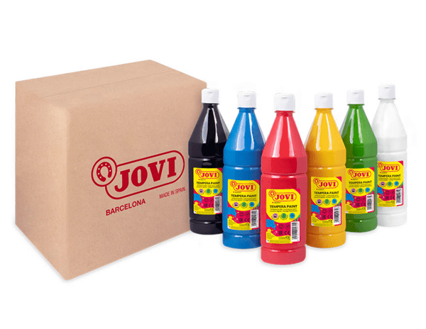 Sada temperových barev JOVI PREMIUM 6 x 1000 ml, mix barev