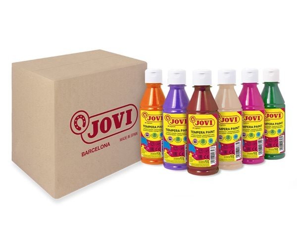 Sada temperových barev JOVI PREMIUM 6 x 250 ml, mix barev