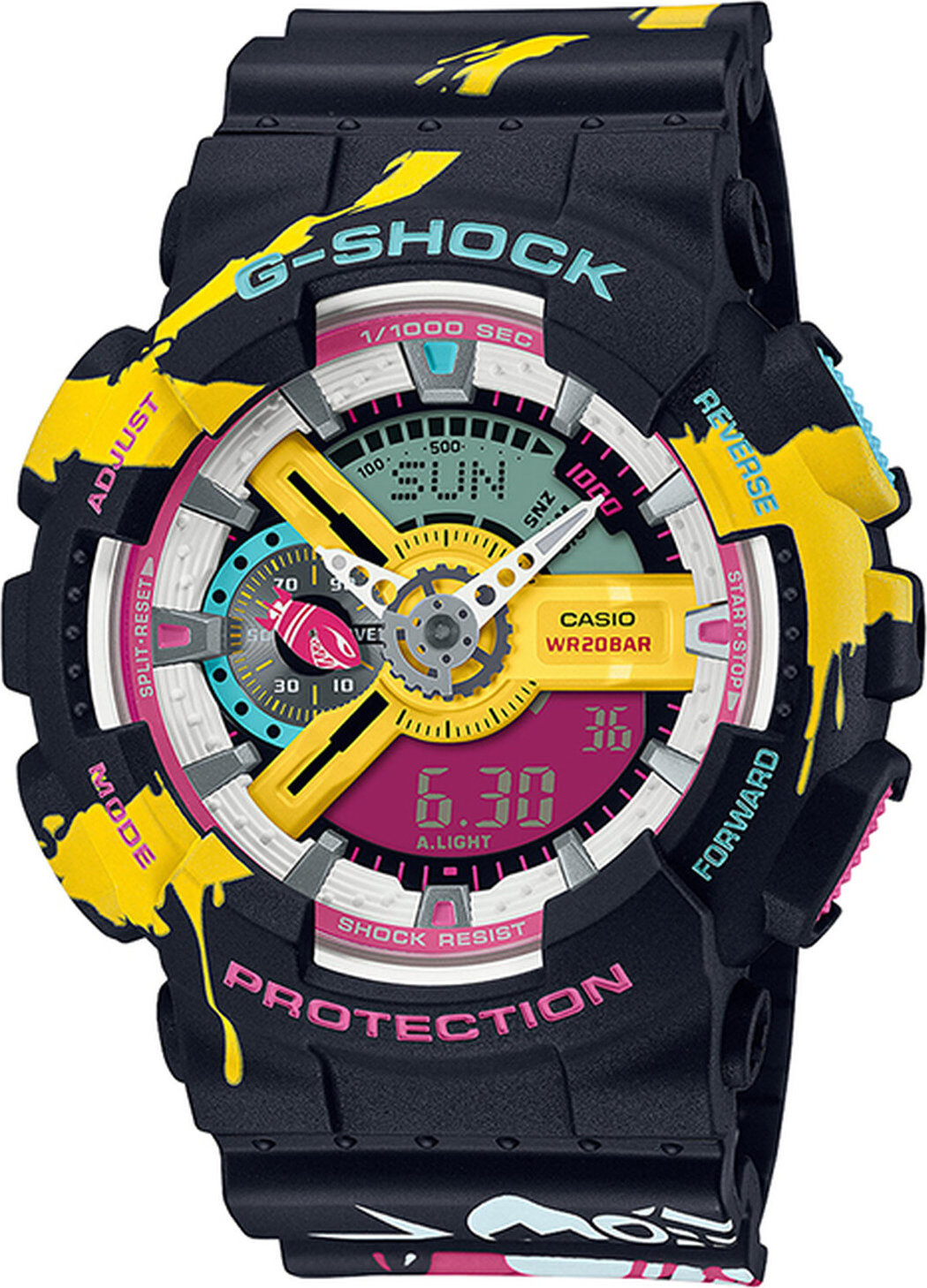 Hodinky G-Shock GA-110LL-1AER Black/Multi