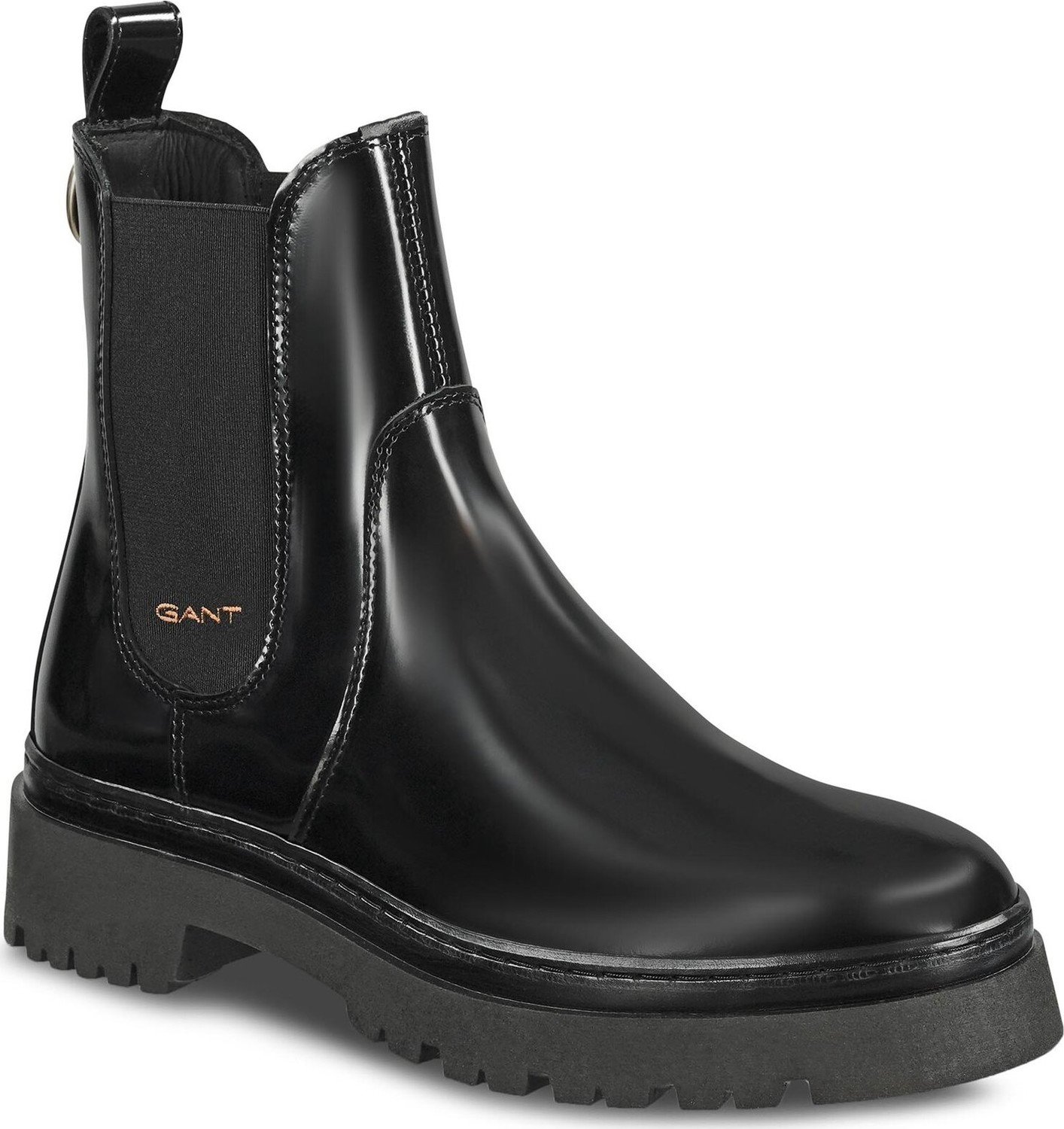 Kotníková obuv s elastickým prvkem Gant Aligrey Chelsea Boot 27551324 Black