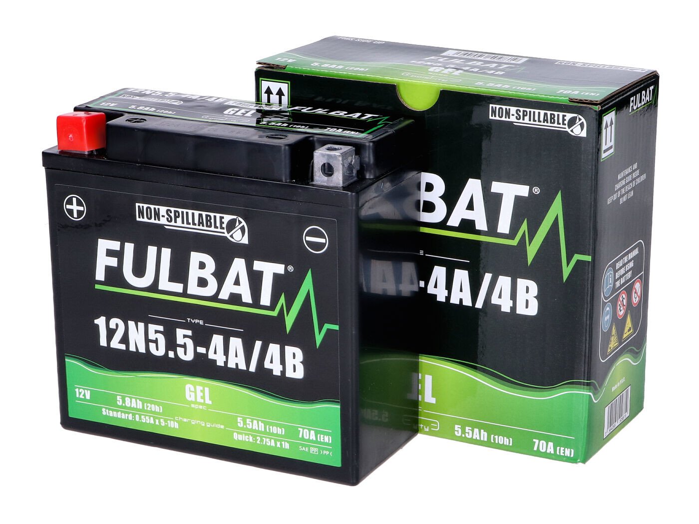 Fulbat Baterie 12N5.5-4A/4B gel