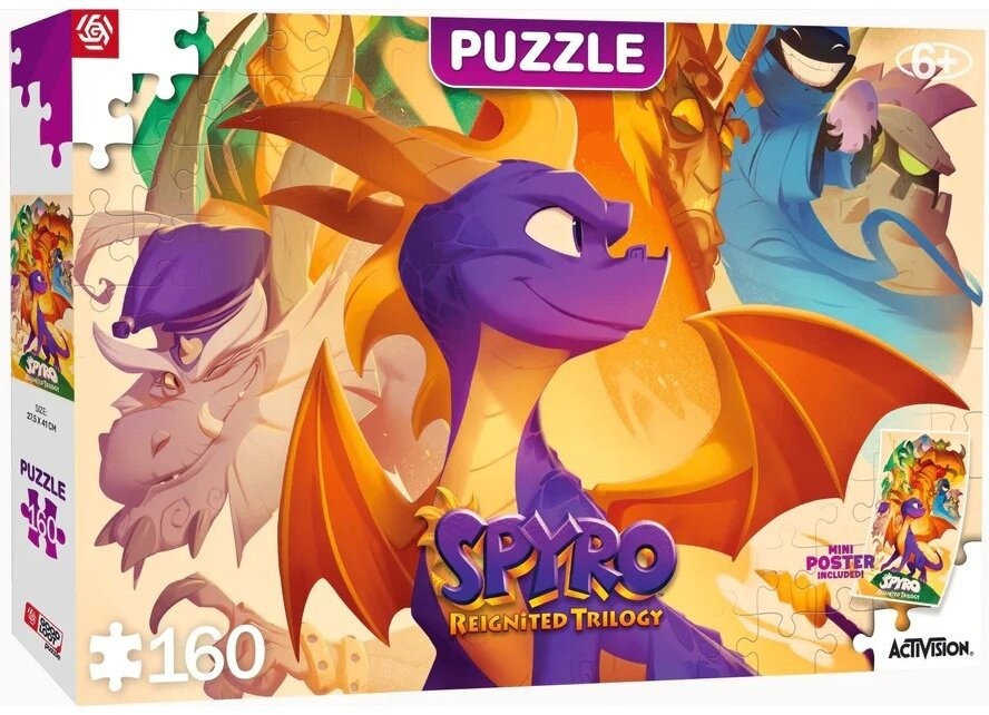 Puzzle Spyro - Reignited Trilogy, 160 dílků - 05908305243021