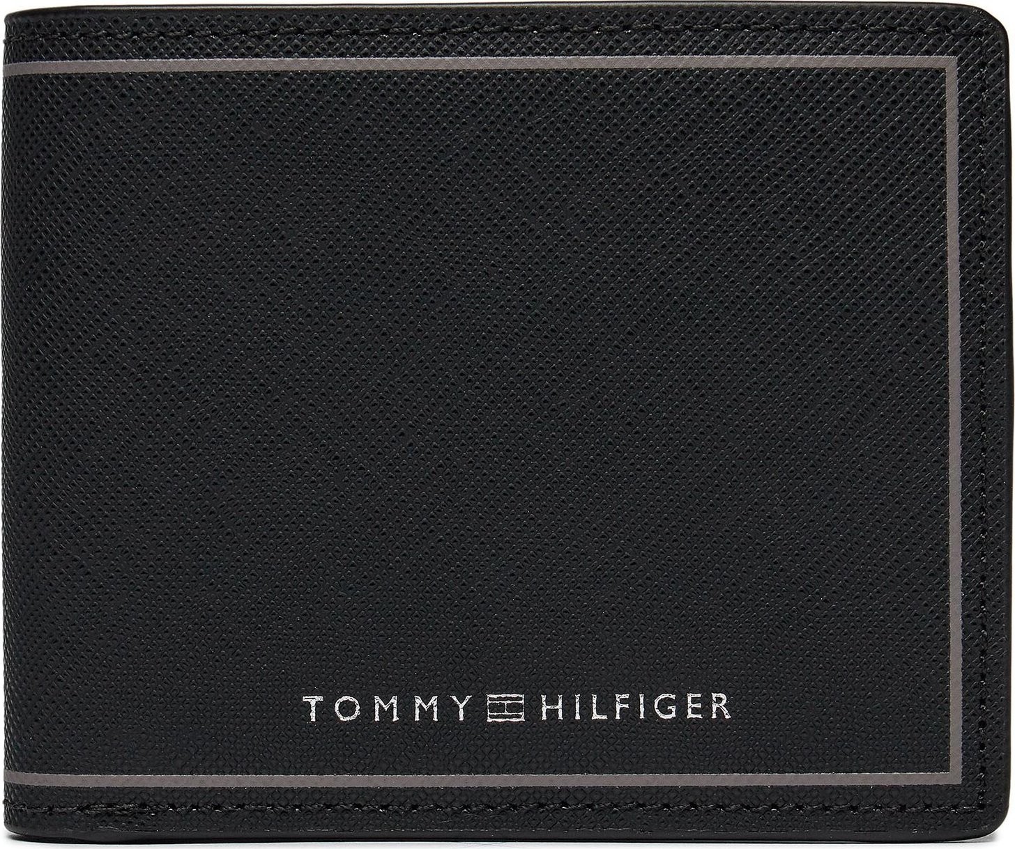 Velká pánská peněženka Tommy Hilfiger Th Central Cc And Coin Black BDS