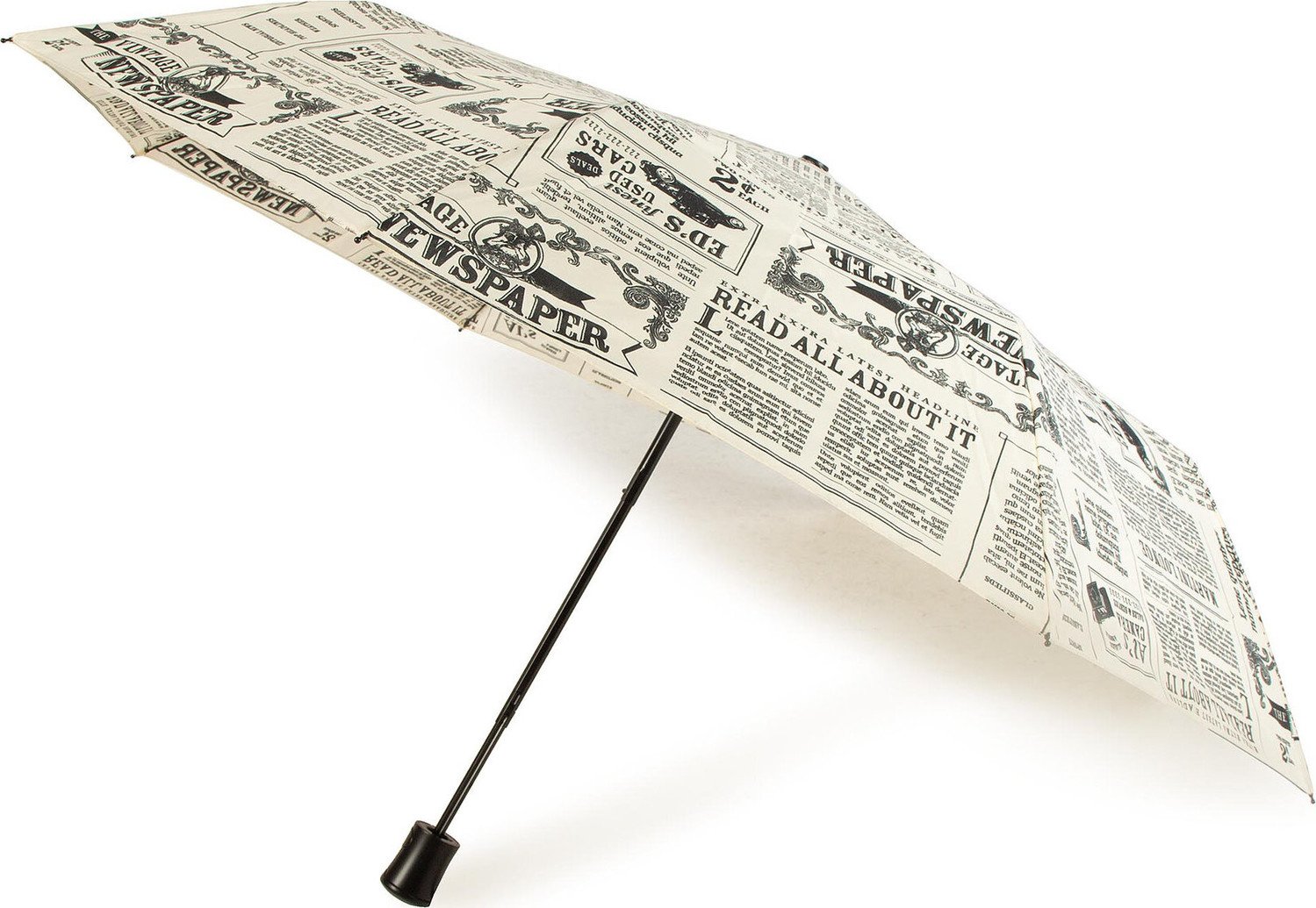 Deštník Happy Rain Mini Ac 42283 Newspapper