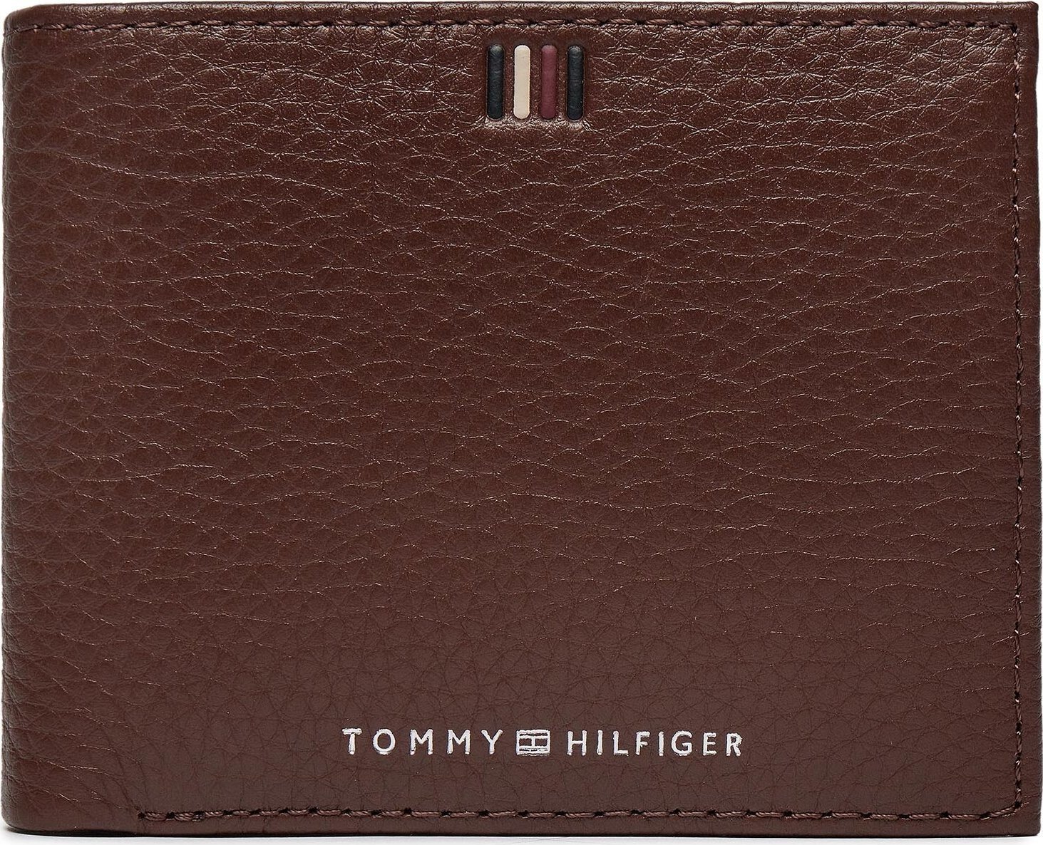Velká pánská peněženka Tommy Hilfiger Th Central Cc And Coin Dark Chestnut GT8
