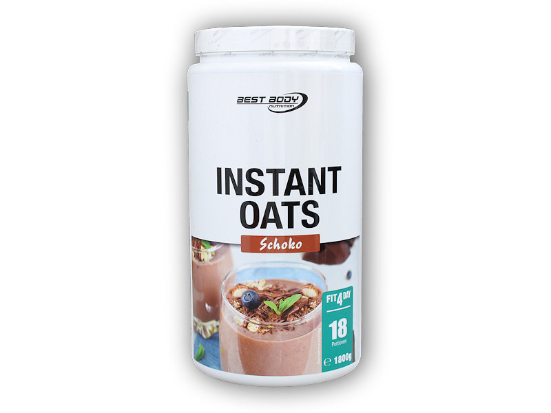 Best Body Nutrition Instant oats 1800g Varianta: čokoláda