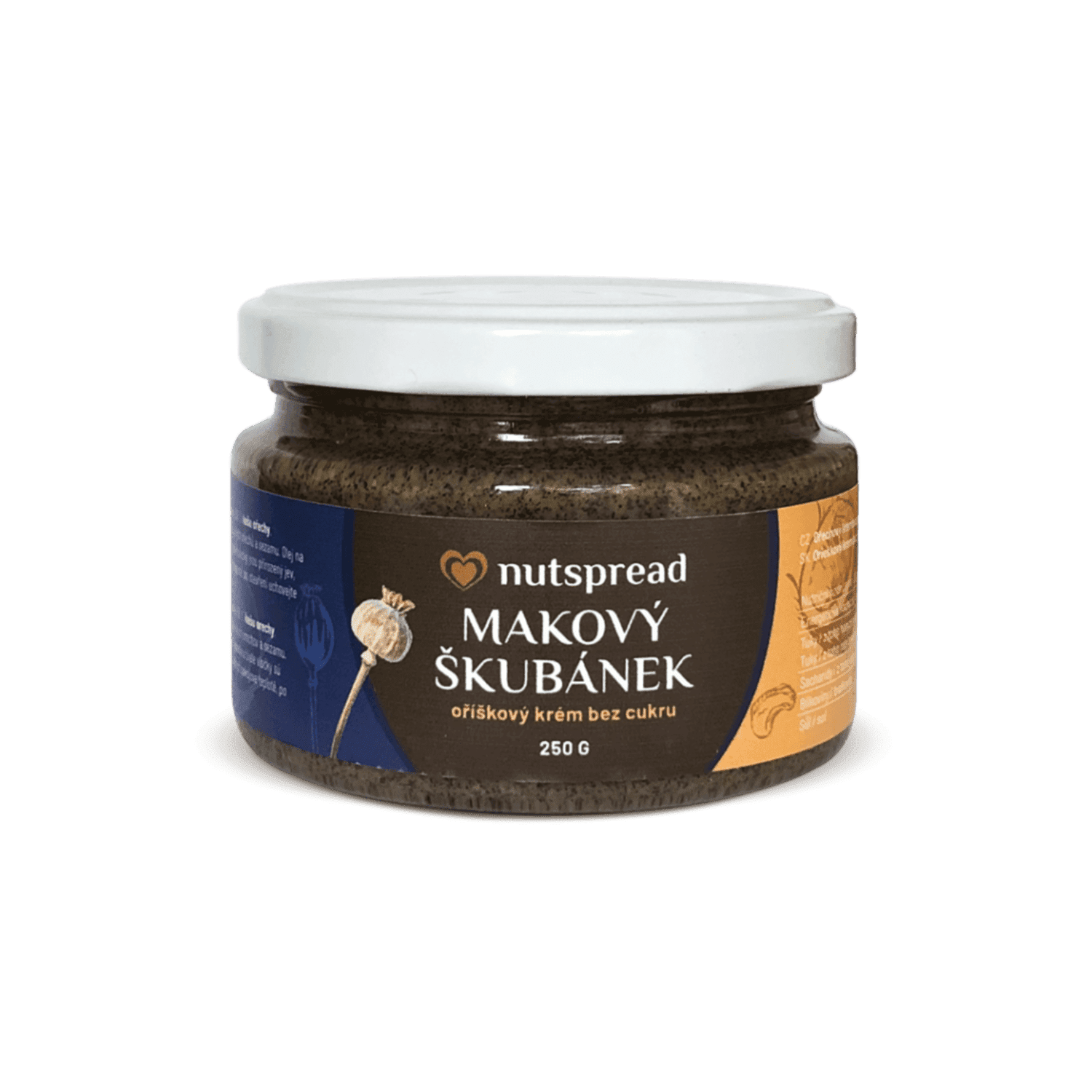 Nutspread Makový škubánek 250 g