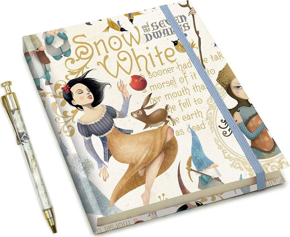 Zápisník s propiskou 192 stránek Snow White – Kartos