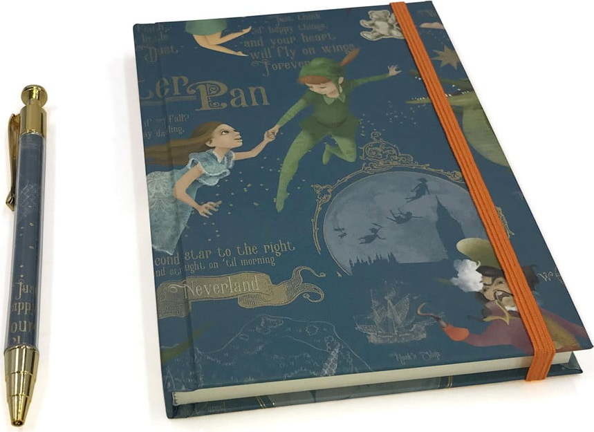 Zápisník s propiskou 192 stránek Peter Pan – Kartos
