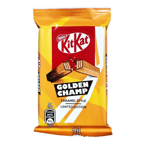 Kit Kat Golden Champ tyčinky z mléčné čokolády s příchutí karamelu 41,5 g