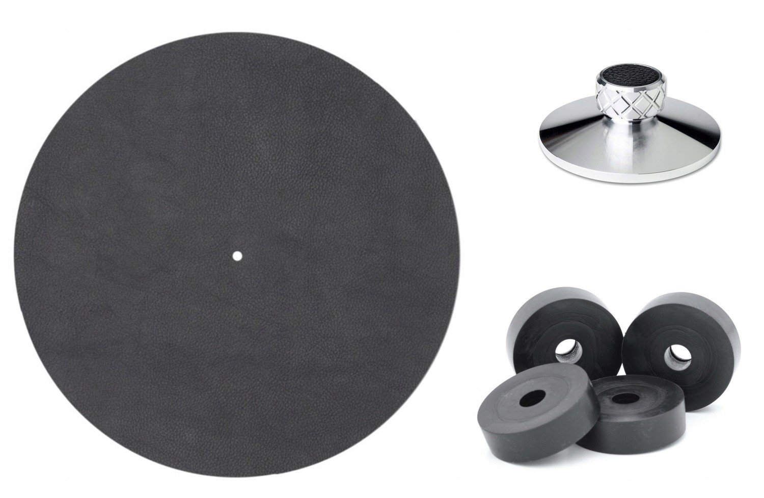 Sada pro upgrade gramofonu Pro-Ject Clamp It Leather It Damp It