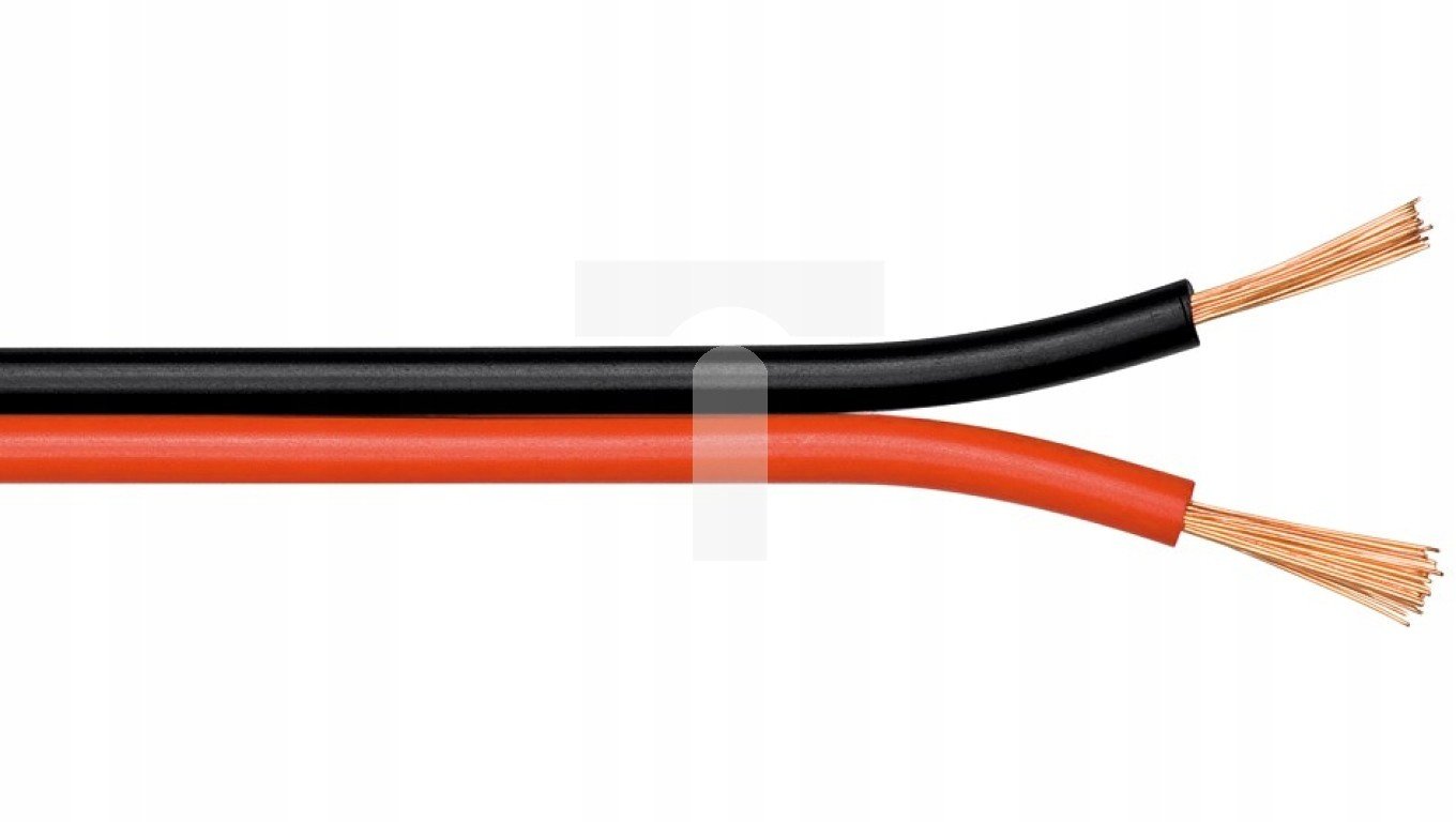Cca reproduktorový kabel 2x4 červená/černá 15025 /100m/