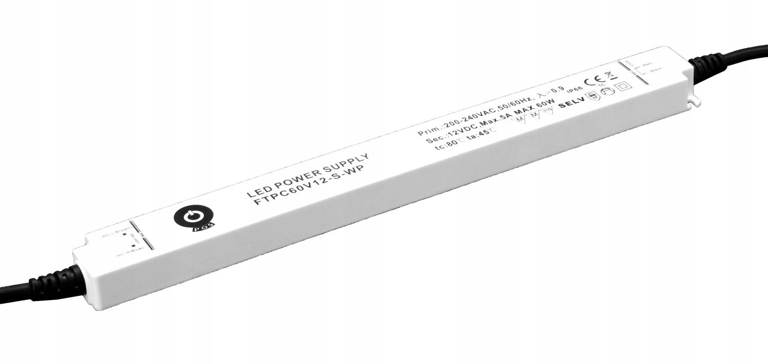 Napájecí Zdroj Pos 2.5A 60W 24V IP66 FTPC60V24-S-WP