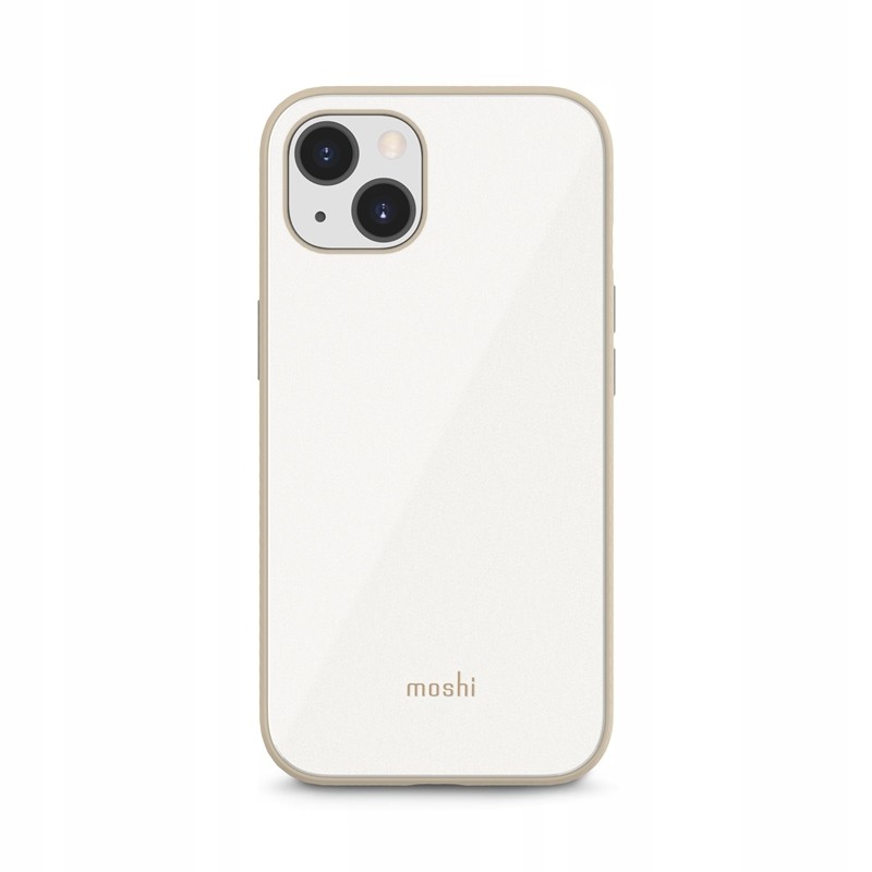 Pouzdro Moshi iGlaze Slim Hardshell – pouzdro pro iPhone 13 (SnapTo System) (Pearl Wh