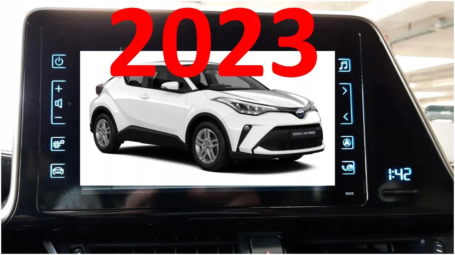 Mapa Toyota C-hr (2016-2019) Toyota Touch 2 Jít