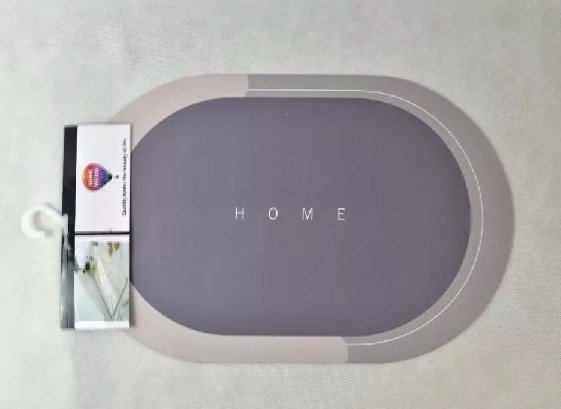 KOZÁČEK Předložka koupelnová 60x40cm HOME světle šedá