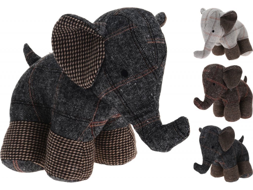 KOZÁČEK Zarážka dveřní doraz 1kg  SLON, mix barev