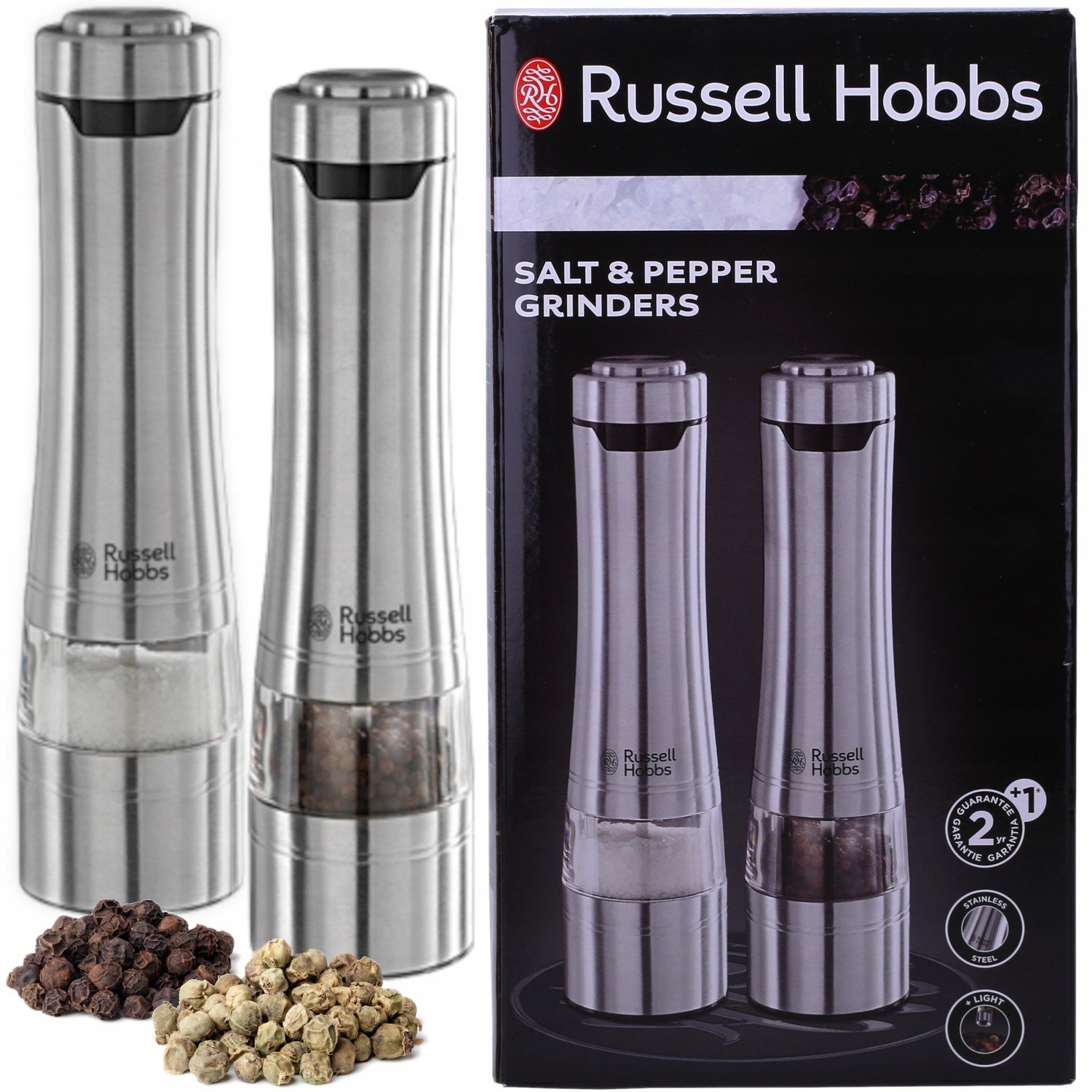 Elektrický mlýnek na koření pepřové soli Russell Hobbs 28010-56