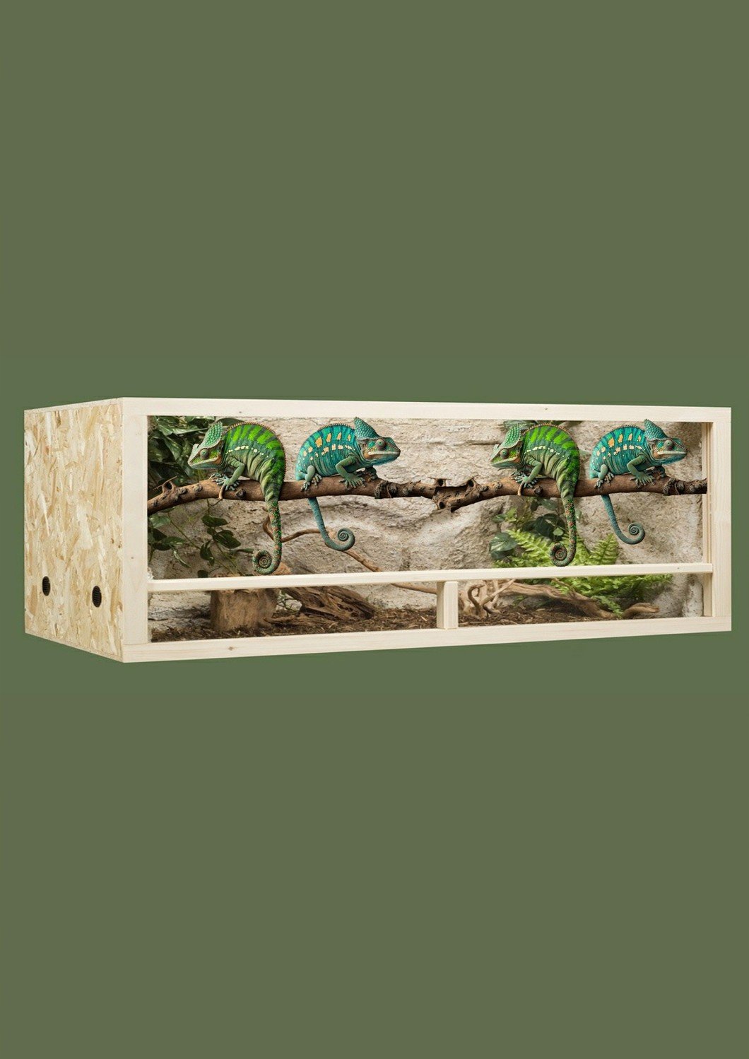 Terárium z osb desky 150x60x60 cm