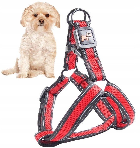 Bezucisové postroje pro psa Měkké a Komfortní M/L