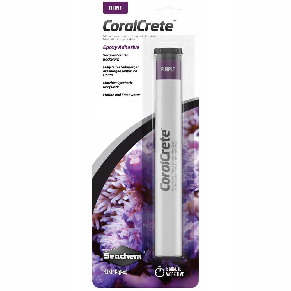 Seachem CoralCrete Purple 114g Lepidlo na korály