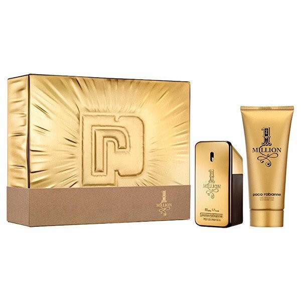 Paco Rabanne 1 Million dárková sada pro muže toaletní voda 100 ml + sprchový gel 100 ml