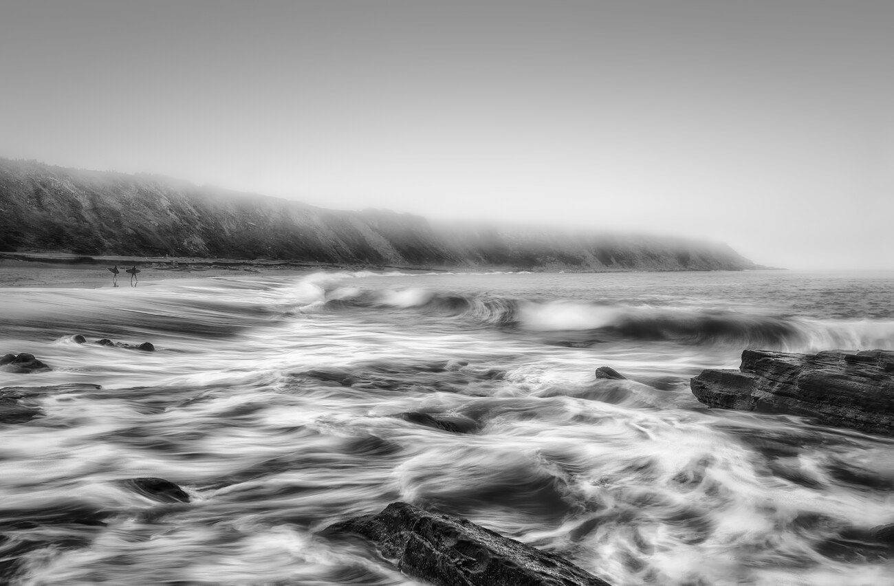 Fran Osuna Umělecká fotografie Fog in the sea, Fran Osuna, (40 x 26.7 cm)