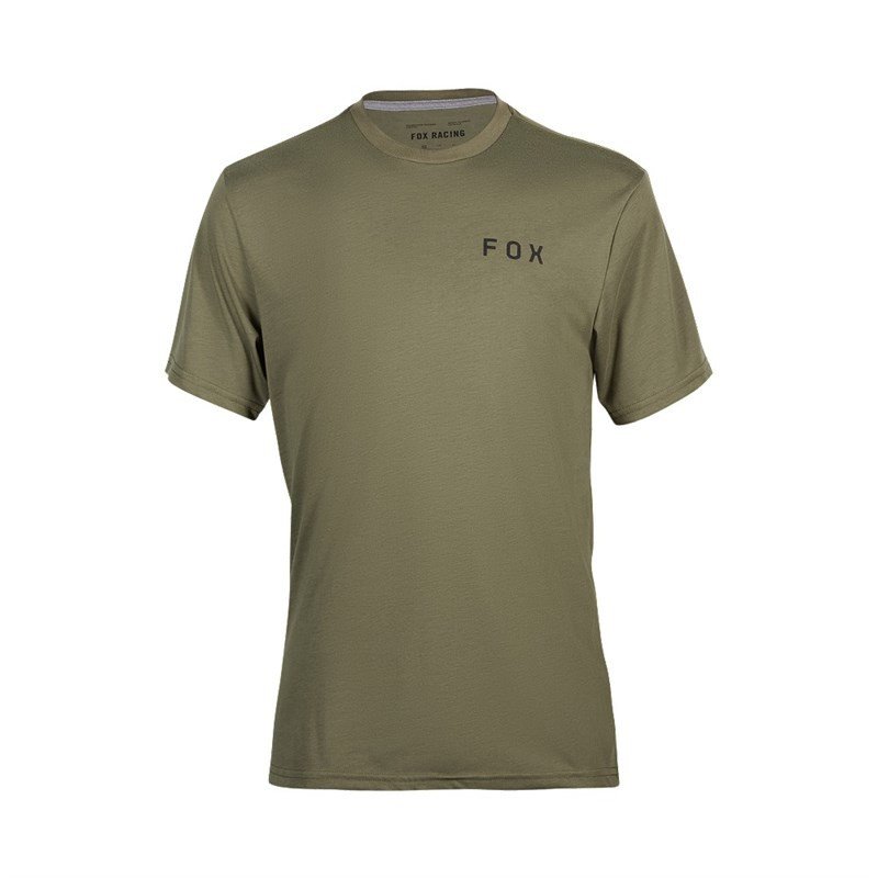 triko FOX - Dynamic Ss Tech Tee Olive Green (099)