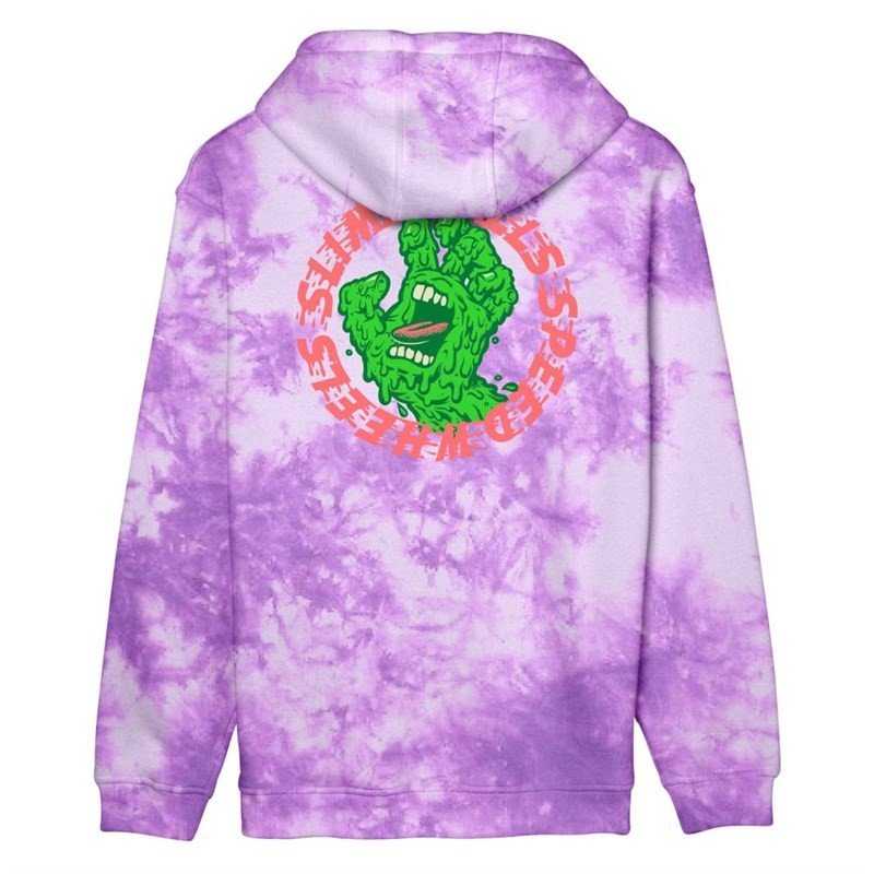 mikina SANTA CRUZ - SB Hand Purple Tie Dye (PURPLE TIE DYE)