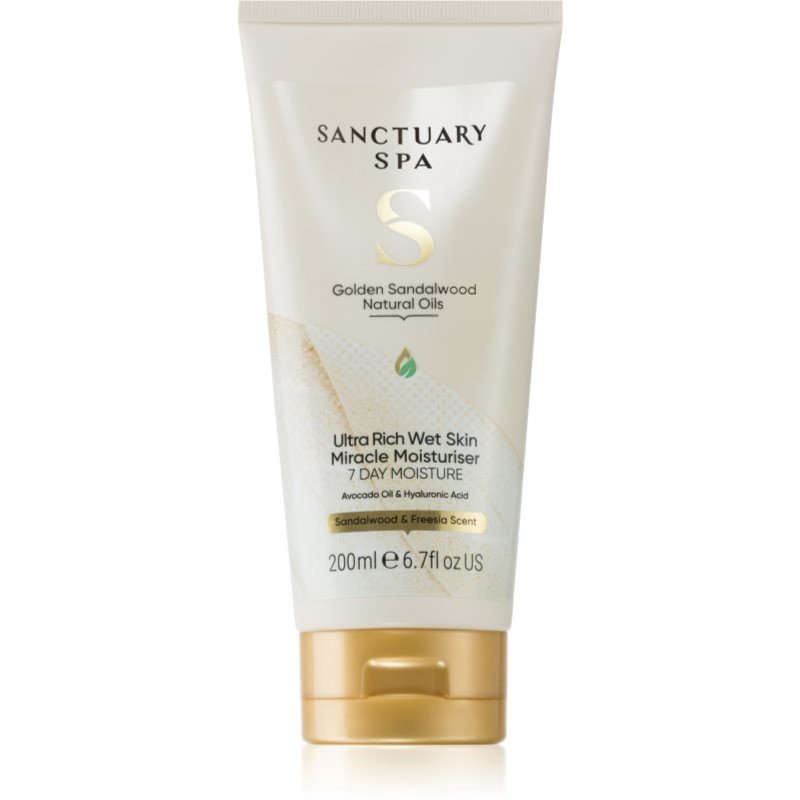 Sanctuary Spa Golden Sandalwood hydratační tělové mléko do sprchy 200 ml