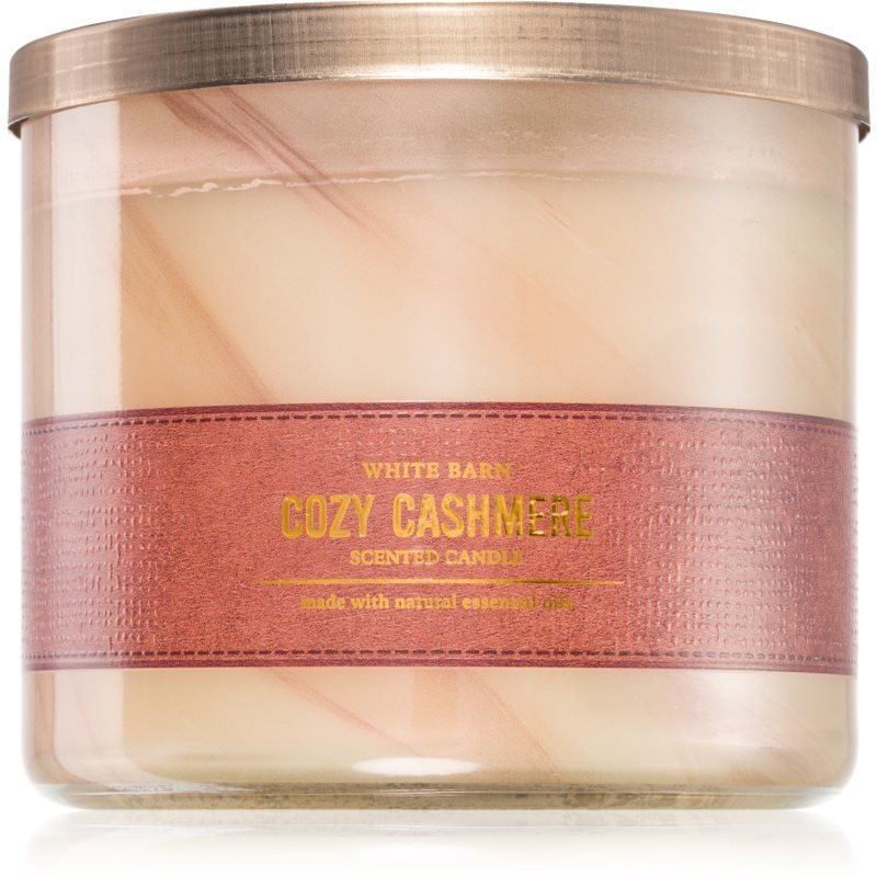 Bath & Body Works Cozy Cashmere vonná svíčka 411 g