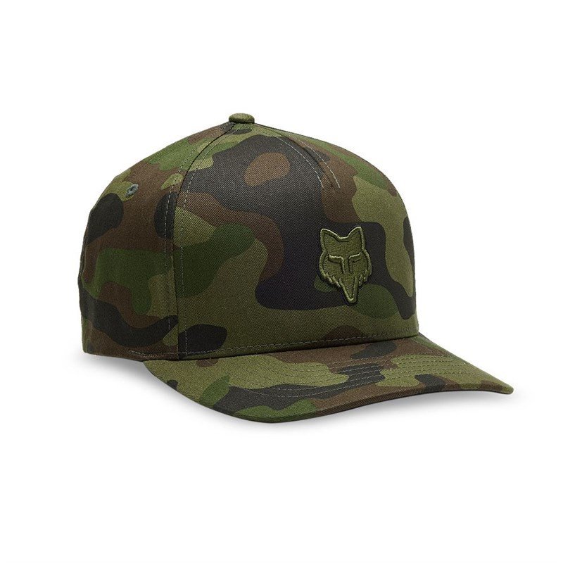 kšiltovka FOX - Fox Head Flexfit Hat Green Camo (031)