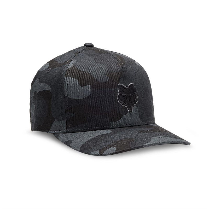 kšiltovka FOX - Fox Head Flexfit Hat Black Camo (247)